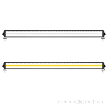 barre lumineuse de véhicule à deux rangées avec feu de position